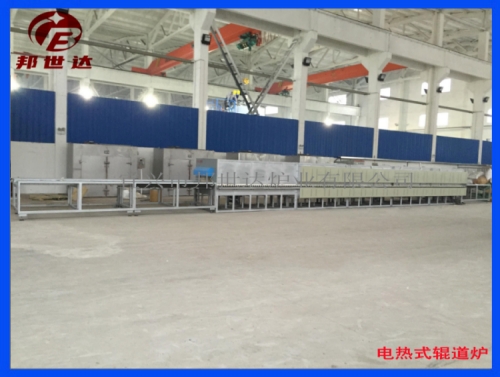 珠光粉粉體輥道窯 鋰電池材料燒結(jié)爐 電熱式輥道爐