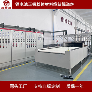 電熱式輥道爐 珠光粉燒結(jié)爐 鋰電正極材料輥道窯